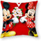 Giftme Minnie Mouse Mickey Cushion Cover for Bedroom/Sofa Car Chair Decor, 45 Cm X 45 Cm Linen Cushion Cover, Throw Pillow Cushion Cover.