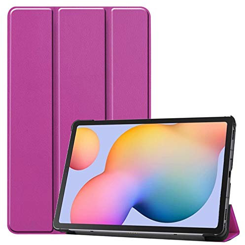 Wuzixi Coque pour Huawei MatePad Pro 12.6 2021, Ultra-Mince, Au Réveil/Sommeil, Smart Cover Housse Etui Cuir Coque avec Support pour Huawei MatePad Pro 12.6 2021 Tablette.Pourpre