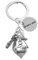 Porte-clés Danseuse étoile Gravure Personnalisée Sur Médaille