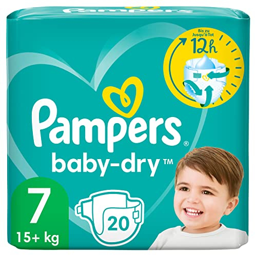 Pampers Baby-Dry, Größe 7 (15+ kg), 20 Stück
