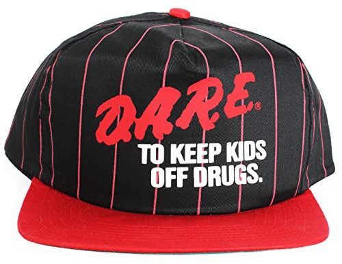 Vintage Dare 90s Snapback Cap Schwarz