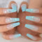 Ombre Fake Nails Butterfly Ballet Nude Blue False Nail Tips Long Coffin Full Cover Acrylic Gel Press On Nails Manicure