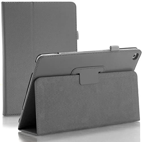 Custodia a portafoglio in pelle tinta unita per Apple iPad Air (1st) Air 2 iPad 9.7 5a iPad 6a generazione (argento)