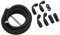 Ölleitung, 3-Meter-Kraftstoffleitungs-Schlauchsatz AN6-Schlauchfitting-Adapter Aluminium-Nylon für Kühlmittel-Hydrauliköl