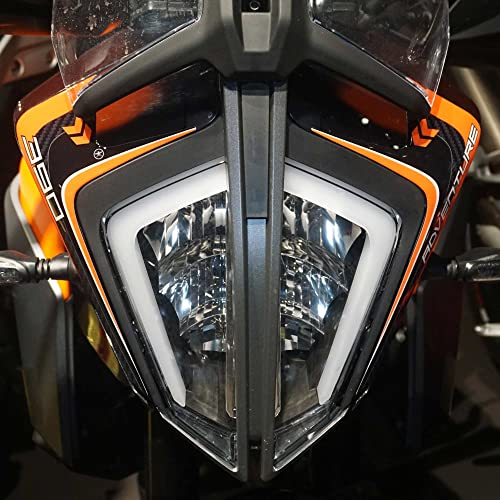 labelbike - Adesivi Moto Resinati 3D Decorazioni e Protezioni Frontali compatibili con KTM 390 Adventure