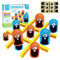 Anyingkai Tic Tac Toe,Tik Tak Toe,Tic Tac Toe Spiel,2 Spieler Brettspiele, Big Eat Small Game Eltern Kind Interaktion Kinder Spiele, Klassisches Familien Brettspiel