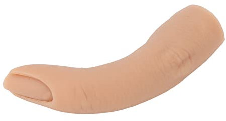 Silikon-Finger, Tattoo-Praxis Biegbarer Gefälschter Nagel-Kunst-Trainings-Finger für Akupunktur