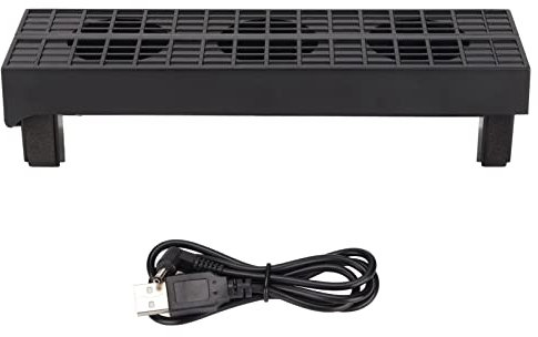 Ventilateur De Refroidissement Silencieux,Linkhood Ventilateur De Refroidissement Automatique, Ventilateur De Refroidissement Hôte Pour PS4 Slim – Contrôle Intelligent de la Température, 3 Ventilateu