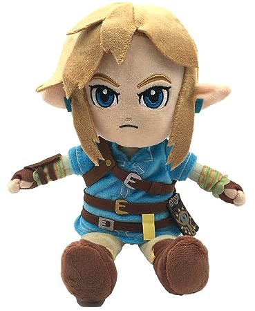 MayDee Z-lda Link Plüschtier Tears of The Kingdom Plüsch Puppen Niedlicher Stehender Link Plush Spielzeug 28cm Für Fans Geschenke, Pink