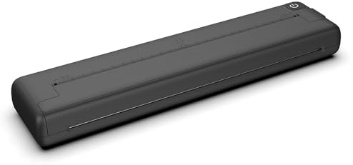 Docooler Impresora portátil Impresora inalámbrica sin Tinta Compatible con Impresora de Papel térmico de 8,26 x 11,69 Pulgadas Impresora con conexión BT Papel térmico A4 Compatible con iOS
