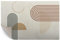 murando - Vinyl Teppich 180x120 cm - PVC Küchenteppich für Wohnzimmer Schlafzimmer Outdoor Läufer Küche Vinylteppich Dünn rutschfest Balkonteppich Design Abstrakt Beige Helle Farbe Boho n-A-1387-bi-a
