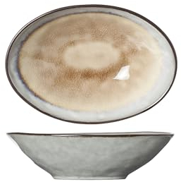 Cosy & Trendy - Cuencos ovalados de cerámica (19,5 x 13 x 5 cm)