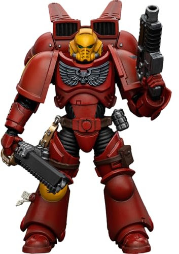 JOYTOY Warhammer 40k Blood Angels, Blood Angels Jump Pack Intercessors Intercessor 1 1/18 Action Figur Collection Model Geschenk，Verleihen Sie Ihrer außergewöhnlichen Sammlungreise Farbe