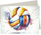 Whitman and Daughter Volleyball-Karte, Volleyball-Geburtstagskarte (1 Premium-Karte, 12,7 x 17,8 cm) für Trainer, Dankeschön, Abschluss usw. – 897