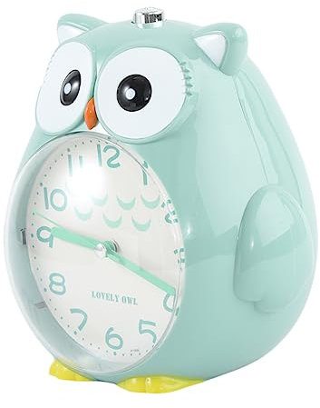 IMIKEYA Digitaluhr Für Junge Mädchen Mit Nachtlicht Und Cartoon-Eule Leise Tischuhr Mit Musikfunktion Für Schlafzimmerdekor Geeignet Für Jungen Und Mädchen