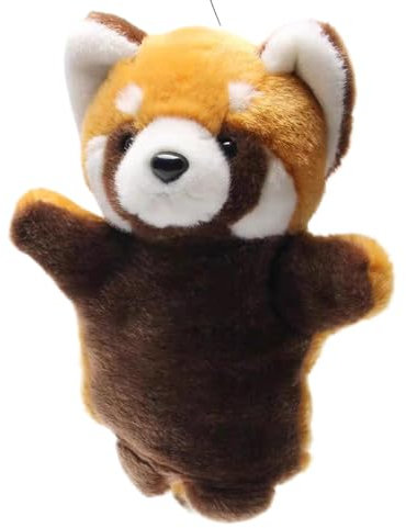 Handpuppe Waschbärs Kuscheltier Katzenpuppen Wrestler Realistische Tier Handpuppen Spielzeug Mit Stabiler Polsterung, Cat Wrestling Puppet Für Langeweile-Busting Training Und Bewegung 15x25cm