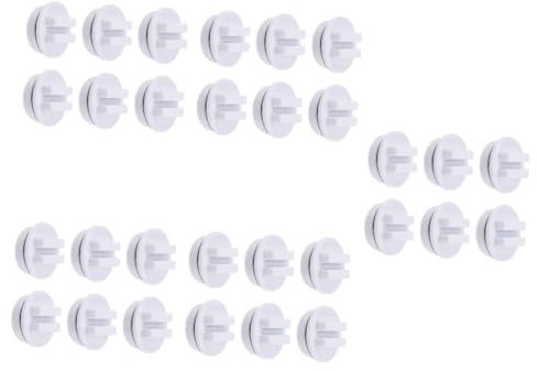 Kisangel 5 Sätze Frostschutzstopfen Für Schwimmbecken Drain Stoppers Pool Filter Zubehör Leck Beheben Überwinterungsstopfen Mit Gewinde -ablassschraube Mit Gewinde Weiß 6 Stück * 5
