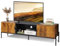 WLIVE Mueble de TV, Mueble bajo para televisores de hasta 65 Pulgadas, 147 x 37 x 43 cm, Mueble de TV con Espacio de Almacenamiento Abierto, Mesa de TV para Sala de Estar y Dormitorio Moderno