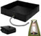 Base de douche pliable et portable - Boîtier de douche portable - Base de douche - Bac de drainage - Fond de marqueur de tente étanche pour camping-car, camping