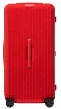 EPBRJMD Transparente Abdeckung Anwendbar Kompatibel for Rimowa Essential Koffer Schutzhülle Clear Trunk Plus 31 33 Zoll Gepäck Abdeckung Reisetasche(3Red)