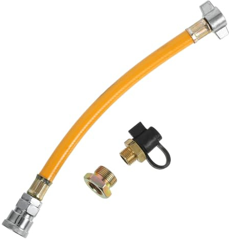 OSOLADY Heavy Duty Air Line Hose Kit 12.60 Inch Truck Inflator Hose for Trailer Air Compressor and Lorry Accessories