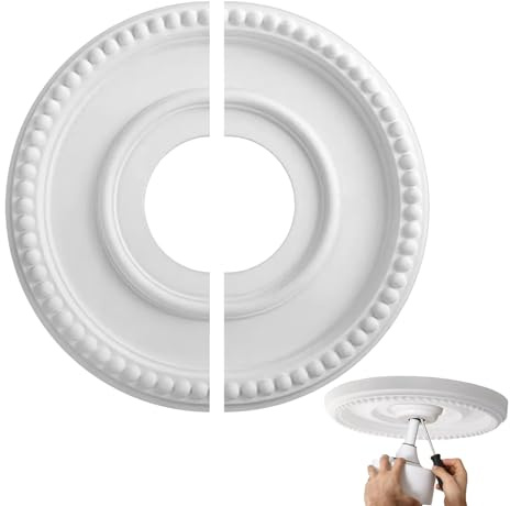 Cache Trou De Plafond - Cache Spot Encastré,Diamètre Extérieur 31.5cm Intérieur 9.9cm Panneau Pour Rénovation Maison Salle De Bains Sous-sol École