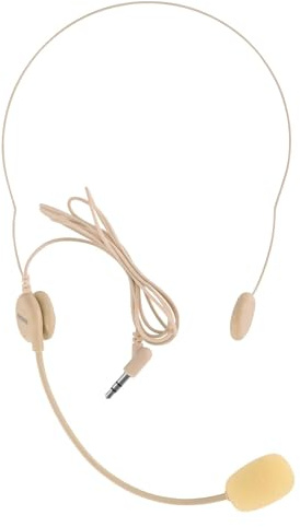 NEEWER Microfono Archetto, Traccia Mono per Amplificatore Vocale Cablato, Connettore Jack TRS Standard 3,5mm per Mic per Insegnanti, Allenatori di Fitness, Guide Turistiche, Oratori Pubblici, LM9