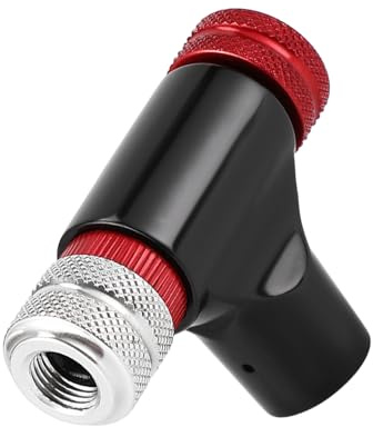 Bicycle CO2 Inflator Head Bicycle Road Mountain Bike Tire Pump CO2 Cartridge Inflation Nozzle Parts Cycling Tire Inflator Valve