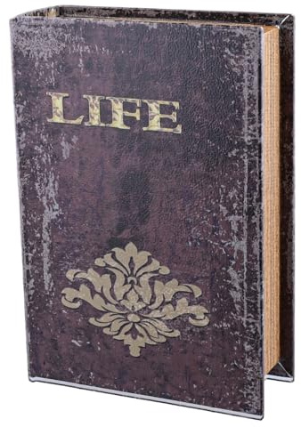 BlesConi Vintage Decorative Book Storage Box Set, Retro Faux Book Ornament for Shelf, Coffee Table or Office Decor