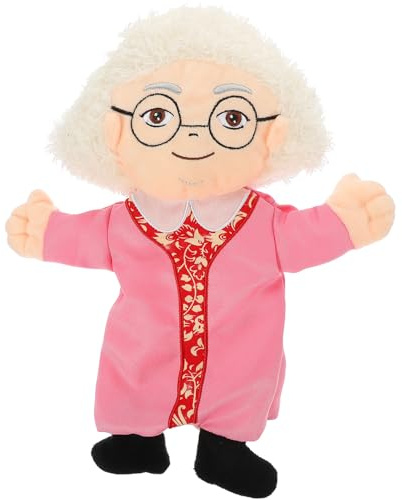 TOVINANNA Storytelling Handpuppe Cartoon Figurenpuppe Für Geschichtenerzählen Und Interaktive Spiele, Leichtes Handspielzeug Für Kinder Und Familien, Pädagogische Handpuppe Für Frühe Entwicklung