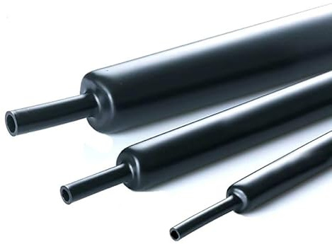 Manguito termorretráctil negro de alta resistencia para protección de cables de coche y aplicaciones de aislamiento eléctrico