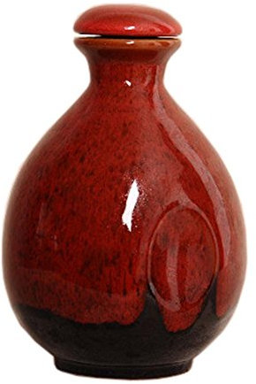 FANCYPUMPKIN Japanischer keramischer Sake-Flaschen-Sake-Krug-kreative Dekoration 500 ML, C