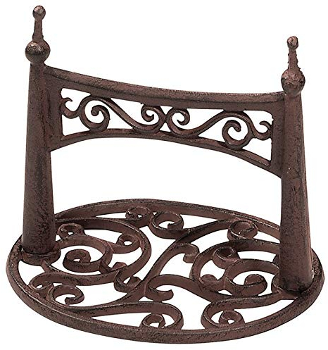 Rustic Cast Iron Boot Welly Jack Shoe Scraper Cleaner Decorative Outdoor
