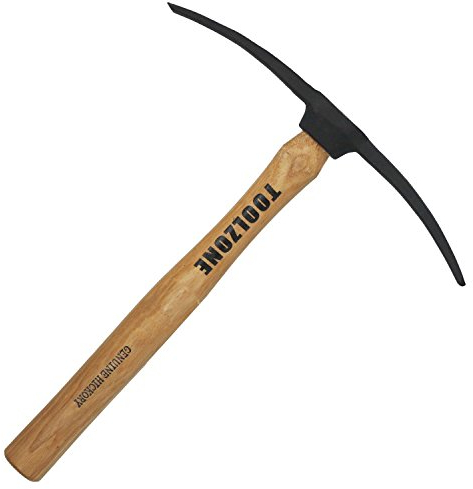 400g Brick Hammer Hickory Handle Double Ended Pick Stone Masons Masonry