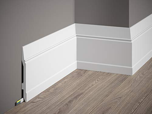 mardom Decor Talons hauts I Plinthe I MD361 I sol barre Profilé I 200 cm x 15 cm x 1,5 cm