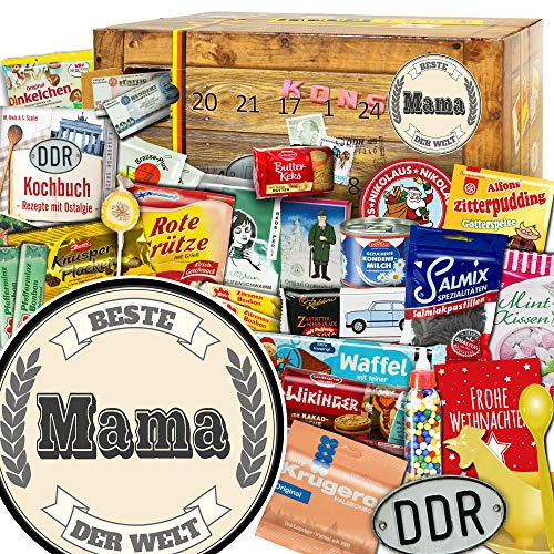 Schöne Geschenke Mutti + Ostprodukte in 24 Türchen + Adventskalender für Mütter 2024 2025