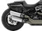 Leder SATTELTASCHE RECHTE Seite FÜR HD SOFTAIL 2018-2024 Fat BOB, Low Rider, Street BOB, Slim, Low Rider S Made IN Italy ENDSCUOIO (weiße Nähte)