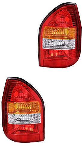 Heckleuchten Rückleuchten Rücklicht Set rechts & links Satz für Modell Zafira A (F75) Baujahr: 03/1999-12/2002 Kunststoff ohne Lampenträger