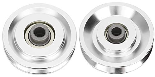 Alomejor Krafttraining Riemenscheiben aus Aluminiumlegierung Übung Hardware Fitnessgeräte Zubehör Erweiterungen Fitness Gym Workout(70mm)