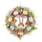 COM-FOUR® Osterkranz mit Ostereiern und Osterhase, dekorativer Türkranz mit Aufhänger, toller Wandkranz, stylische Osterdekoration