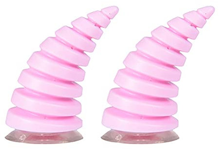 Motorradhelm Hörner,Asudaro 2St Motorrad Helm Hörner Eckdekoration Motorradhelm Devil Demon Horn mit Saugnapf Devil Horn Helm Dekoration Helm Hörner Dekoration Motorradhelm Dekoration Zubehör,Rosa