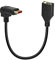 BolAAzuL 90 Degree DP Male to DP Female Cable - 30 CM/12 Inch, Ultra Short Angled DisplayPort 1.2 Extension Cable Cord for 4K@60hz, 2K@144Hz, 1080P Audio and Video Extension Adapter for HP, Dell, Asus