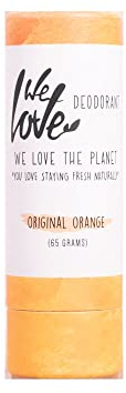 We Love The Planet WLTP Natürlicher Deo-Stick Original Orange (2 x 65 gr)