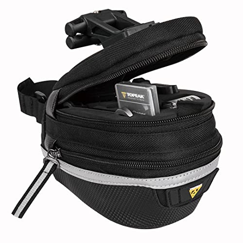 Topeak Unisex – Erwachsene Wedge Pack II Satteltaschen, Silber, 12,3x16,5x10,5 cm