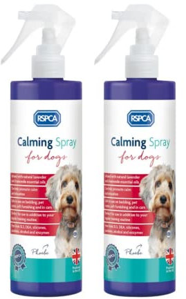 RSPCA 2 x 250ml Calming Spray for dogs - Stress & Anxiety Relief