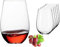 IMPERIAL Moderne Weingläser ohne Stiel Rotweingläser 660ml Set 6-Teilig Havanna Weinglas aus Glas Spülmaschinenfest