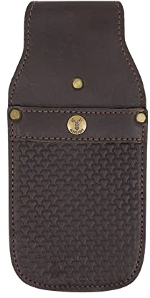 Jackalope Laidir - Taschenköcher Robustes, hochwertiges Glattleder handgefertigt (Chocolate)