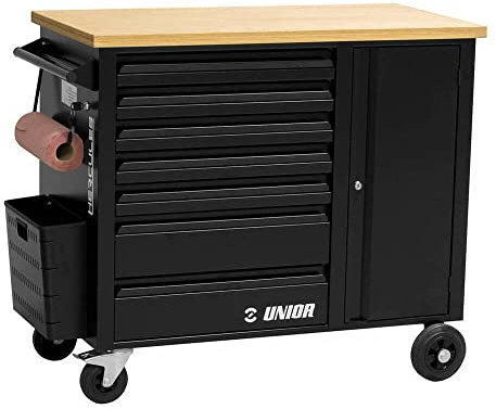 Unior Mobile Werkbank Hercules, schwarz, 940H2-BLACK, 628212