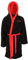 Heroes Inc Stranger Things Auf dem Kopf stehend Unisex Bademantel schwarz S-M 100% Polyester Fan-Merch, TV-Serien
