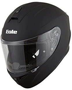 EOLE Integralhelm NADOR Schwarz – Zugelassen nach ECE R 22.06 – Größe L (59-60cm) – ABS-Schale